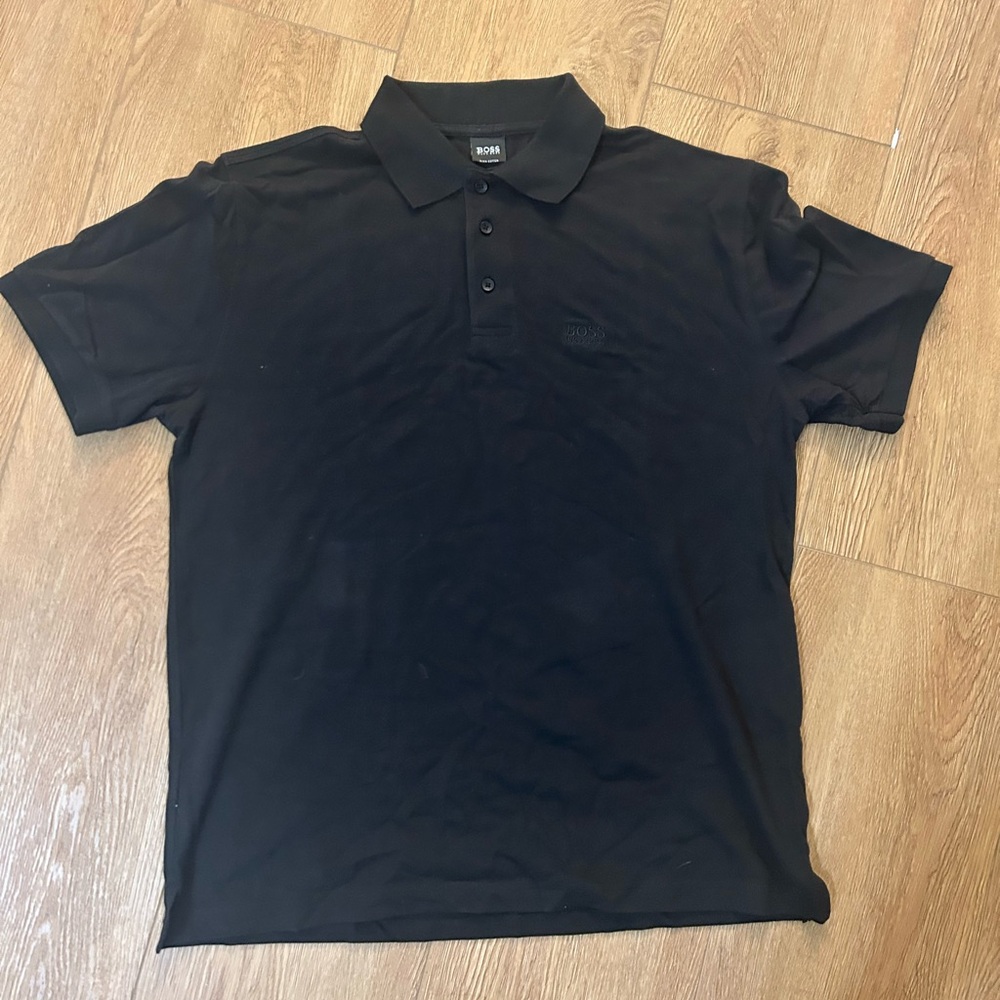 Hugo Boss PALLAS POLO SHIRT IN COTTON PIQUÉ WITH LOGO DETAILS